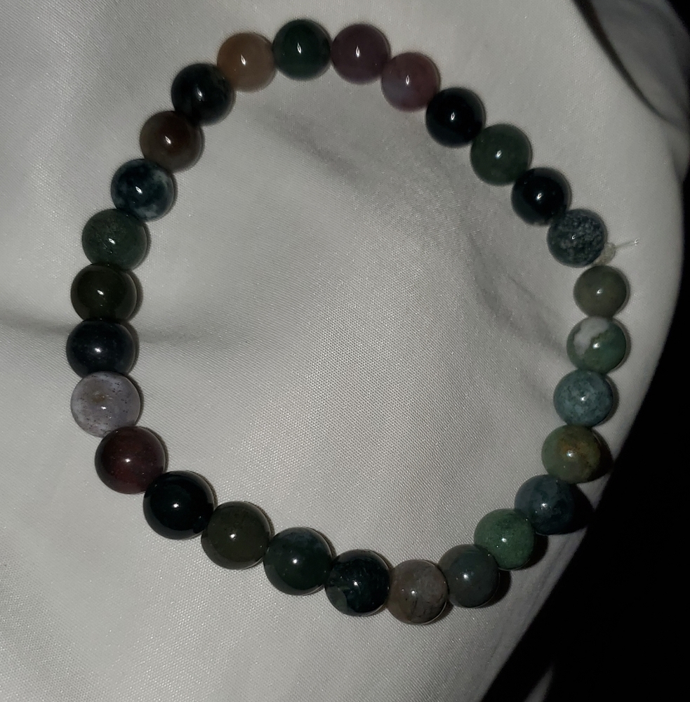 Agate Handmade Stretch Bracelet